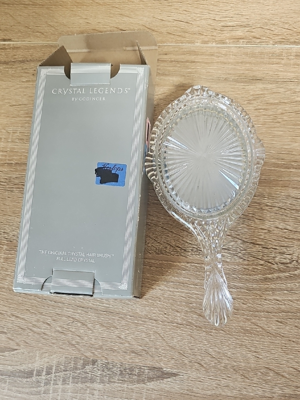 Crystal Legends Clear Crystal Hair Brush by Godinger
